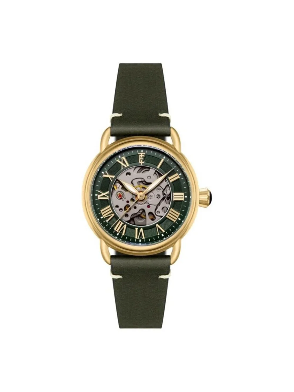 NWT Thomas Earnshaw Investigator Automatic Green Dial Men's Watch